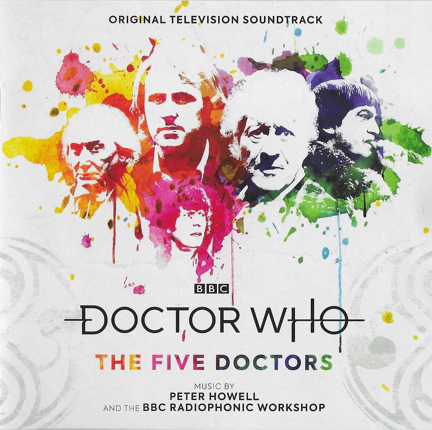 Picture of SILCD 1553 Doctor Who - The five Doctors by artist Peter Howell from the BBC records and Tapes library